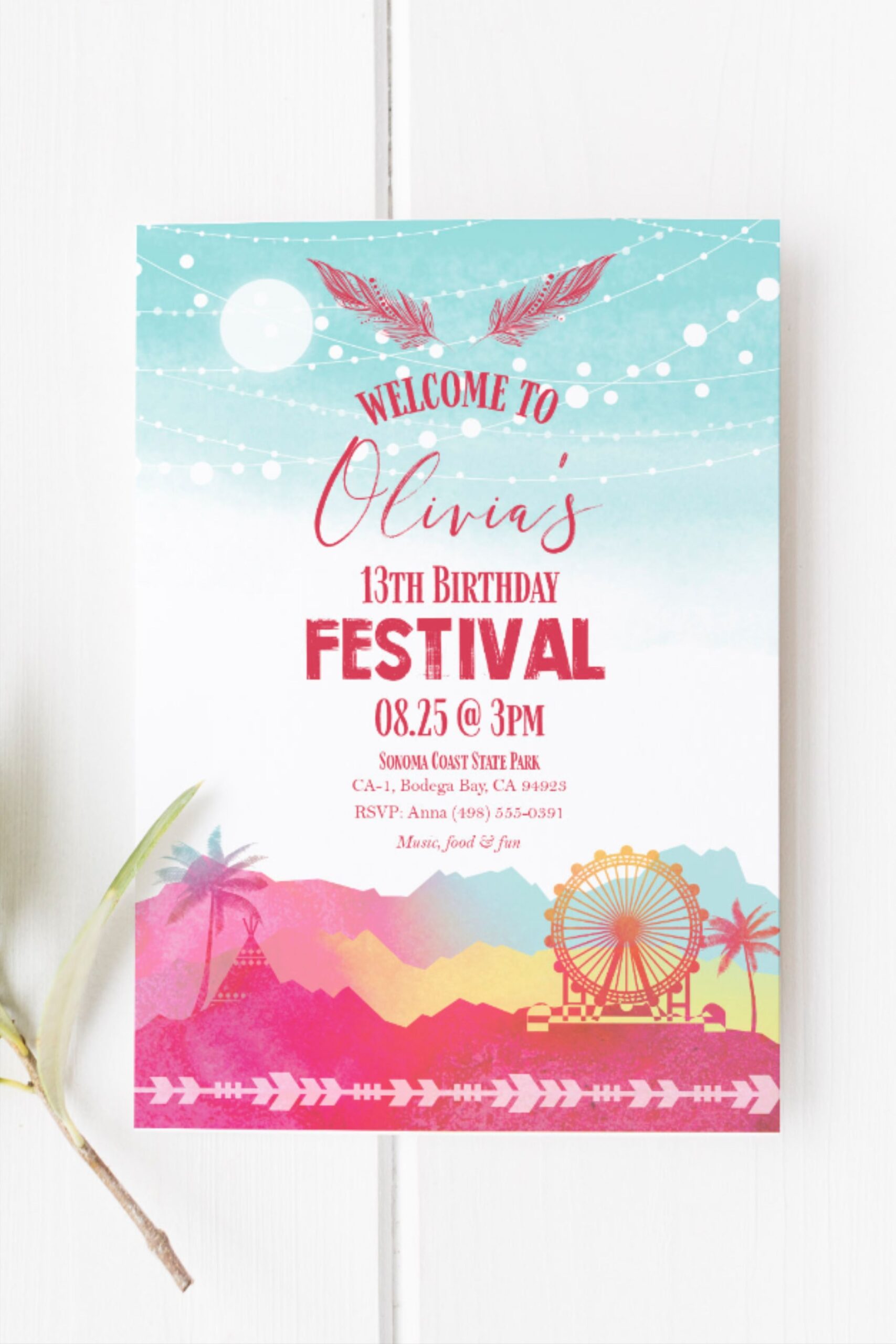 Festival Invite Template