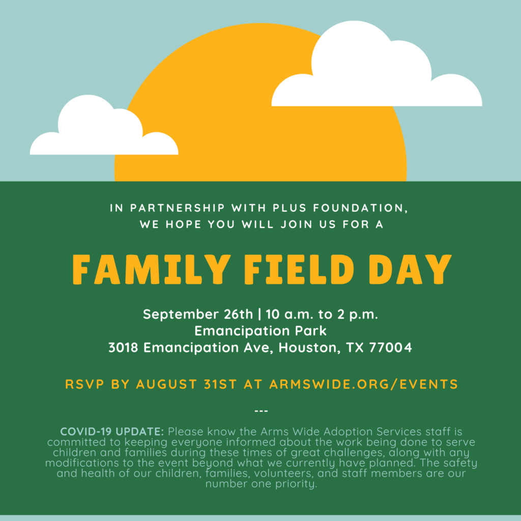 Field Day Invitation 2 Arms Wide