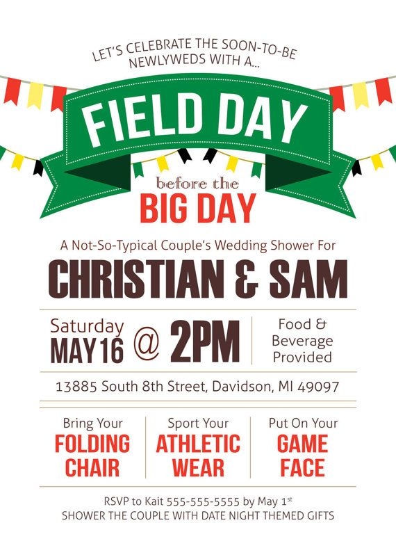 field day invitation template