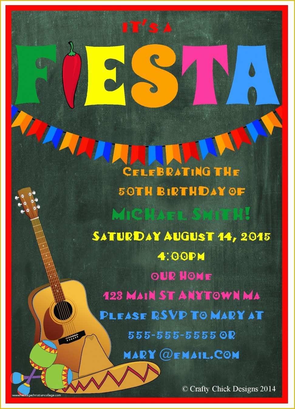 Fiesta Invitations Templates Free Of Birthday Invitation Templates