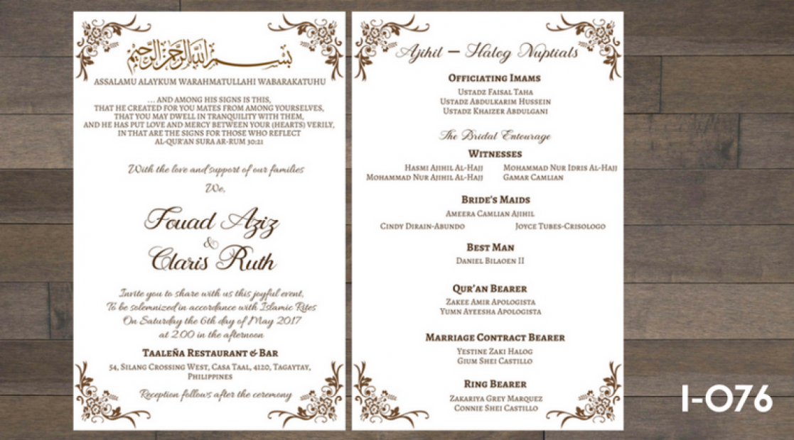 Filipino Wedding Invitation Templates Printable Word Searches