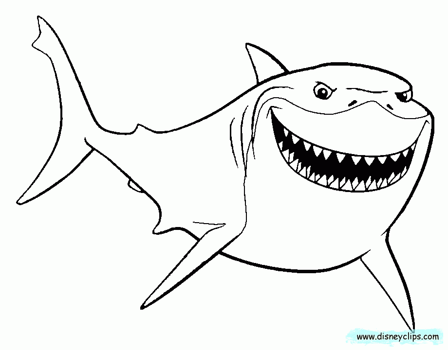 Finding Nemo Color Pages Coloring Home