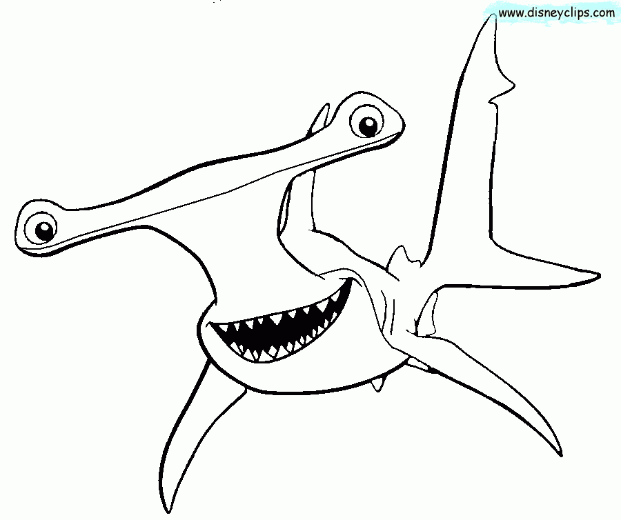 Finding Nemo Color Pages Coloring Home
