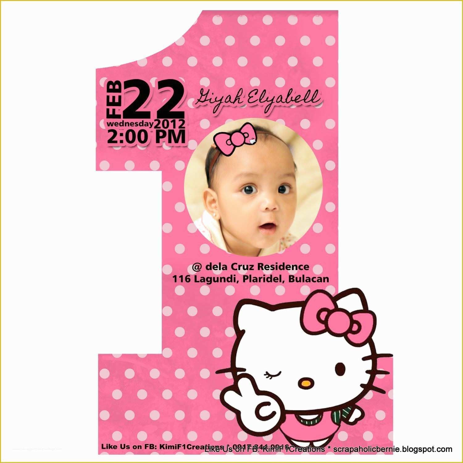First Birthday Invitation Templates Free Download Of First Birthday 