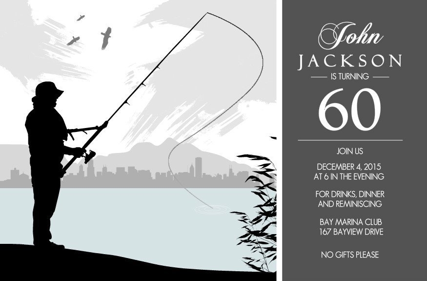 fishing invitations templates free
