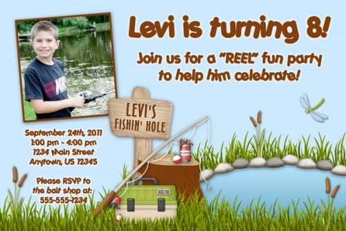 Fishing Birthday Invitations Ideas Bagvania FREE Printable Invitation 