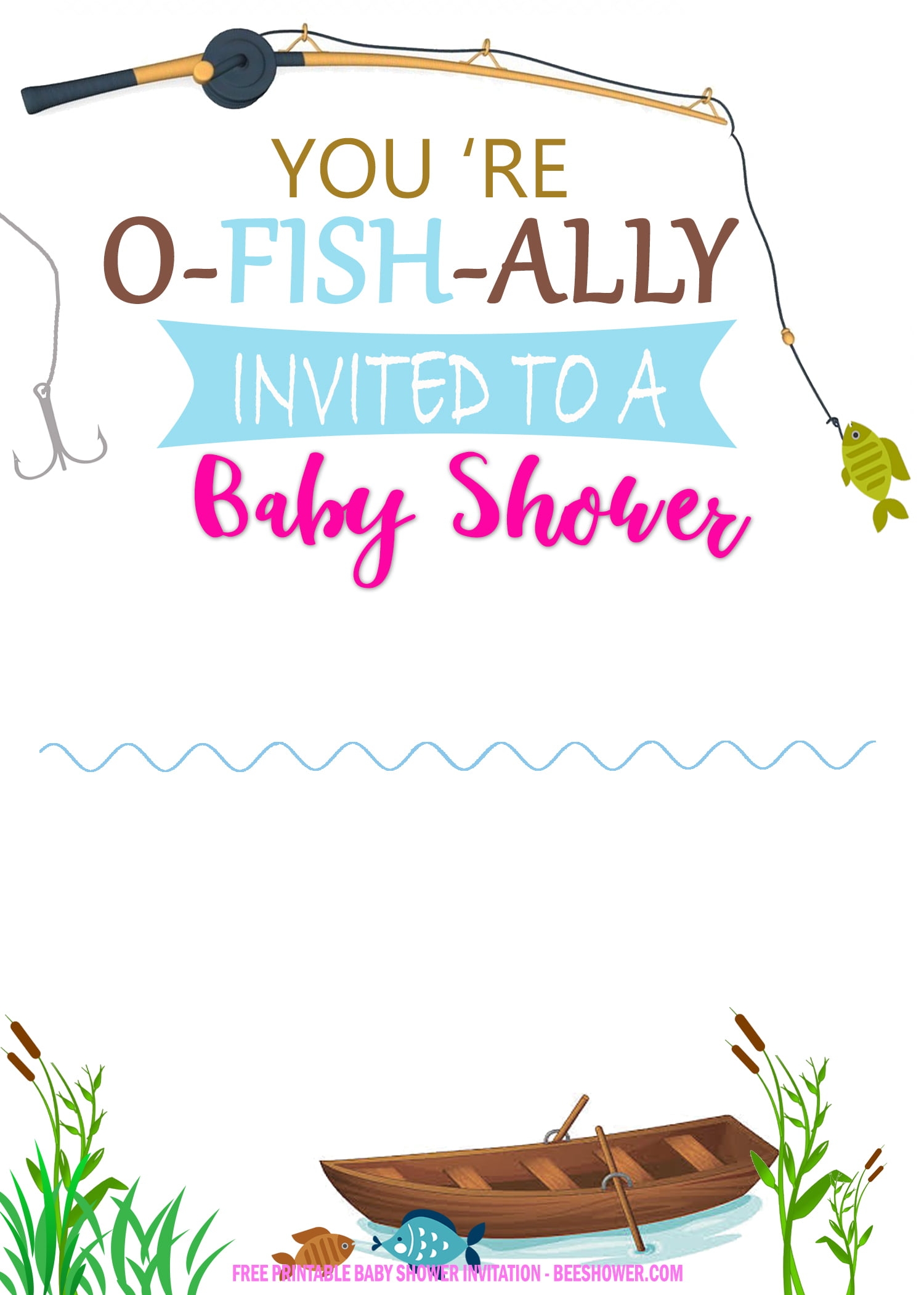 Fishing Invitation Templates Free Printable Templates