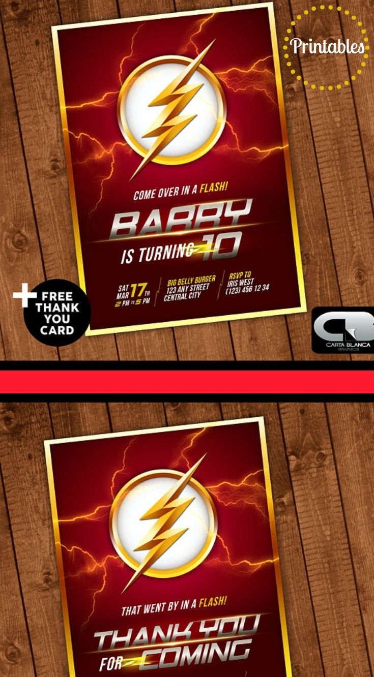 flash invitation template