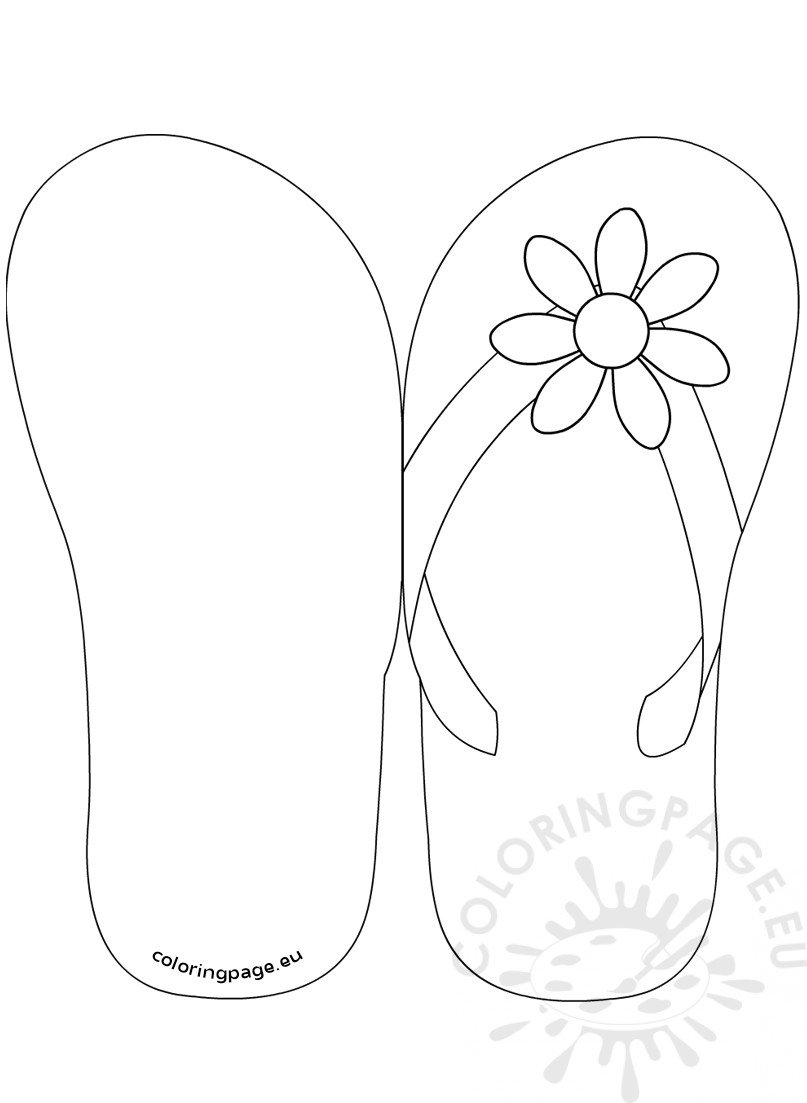 flip flop invitation template