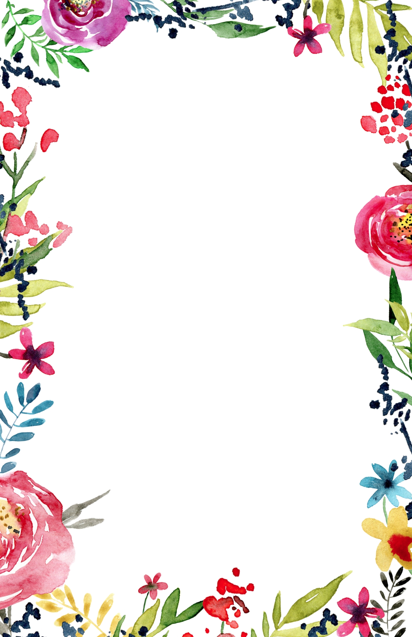 free borders for invitations template