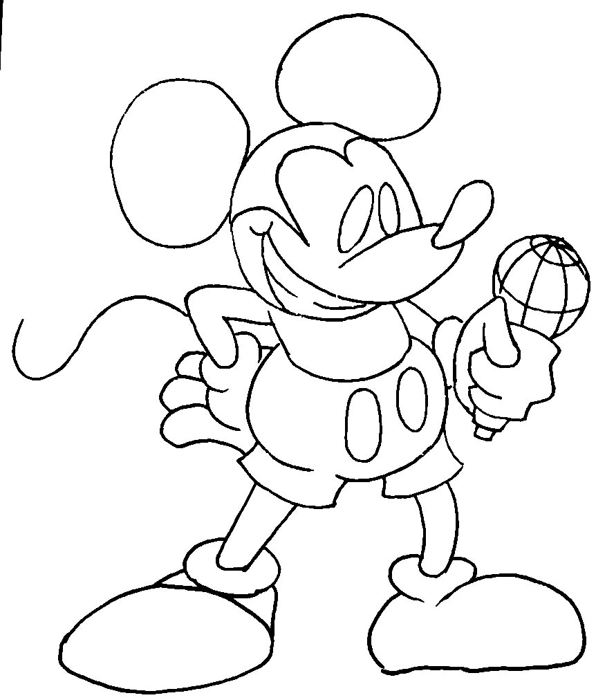 Fnf Mickey Mouse Color Page Vrogue co