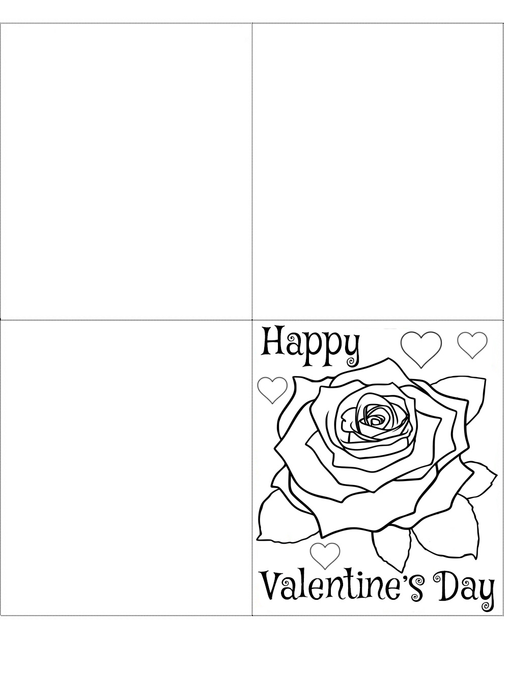 Foldable Printable Valentine Cards Free Math Worksheet Printable