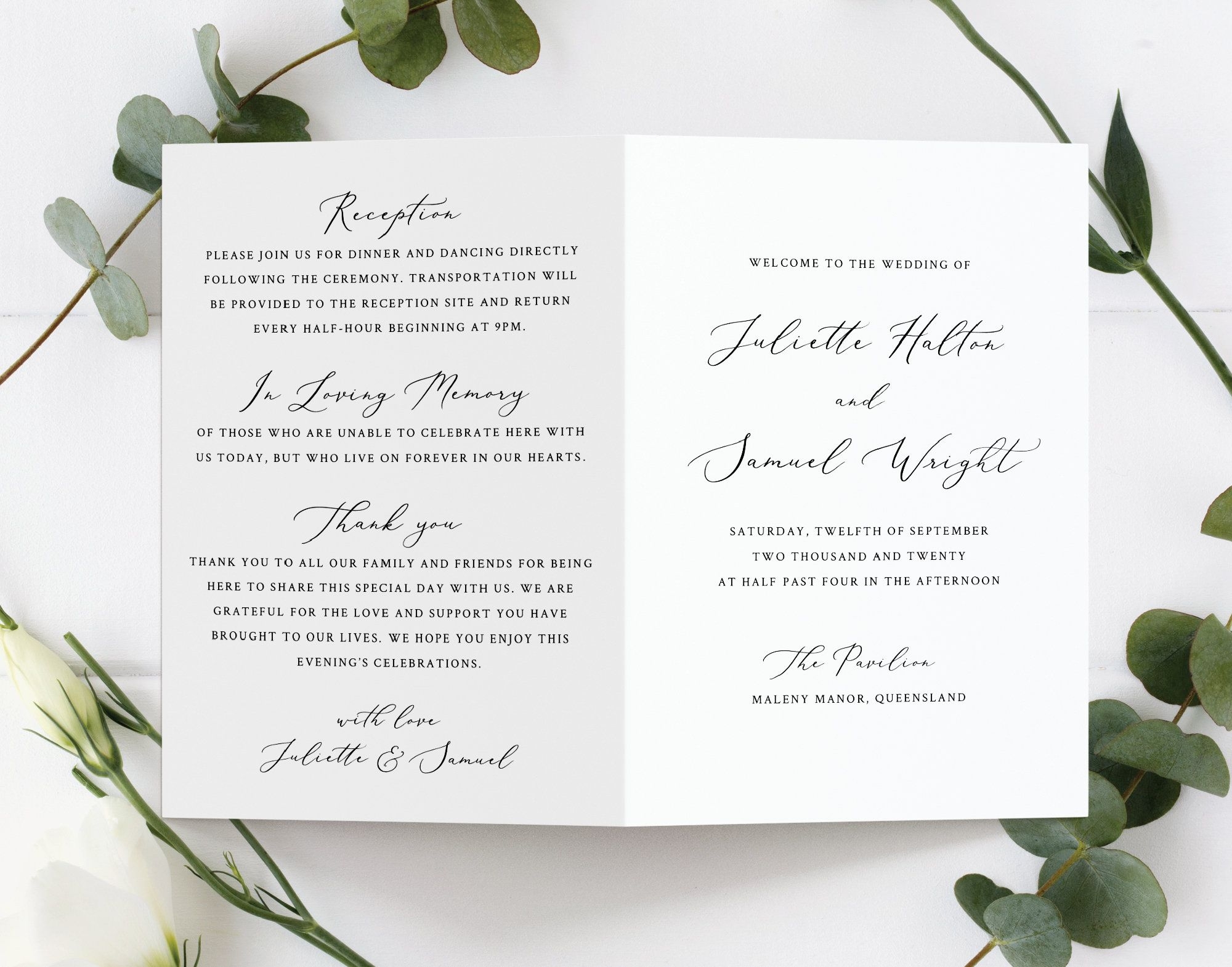free foldable invitation templates