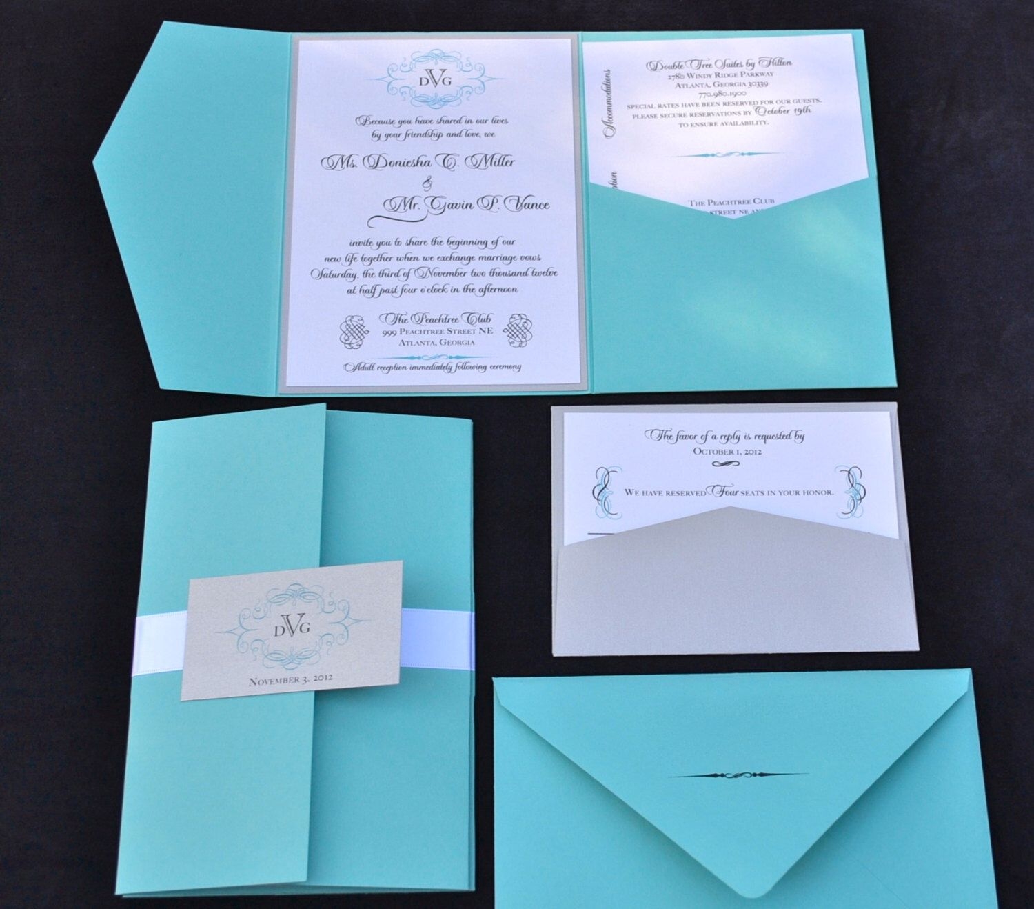 Foldable Wedding Invitation Templates