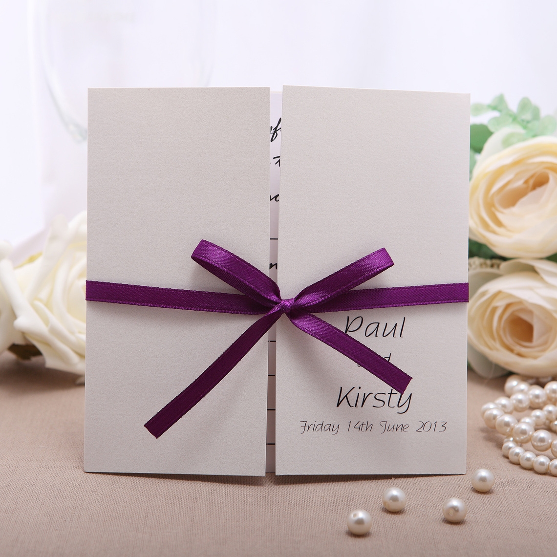 Folded Invitation Card Template