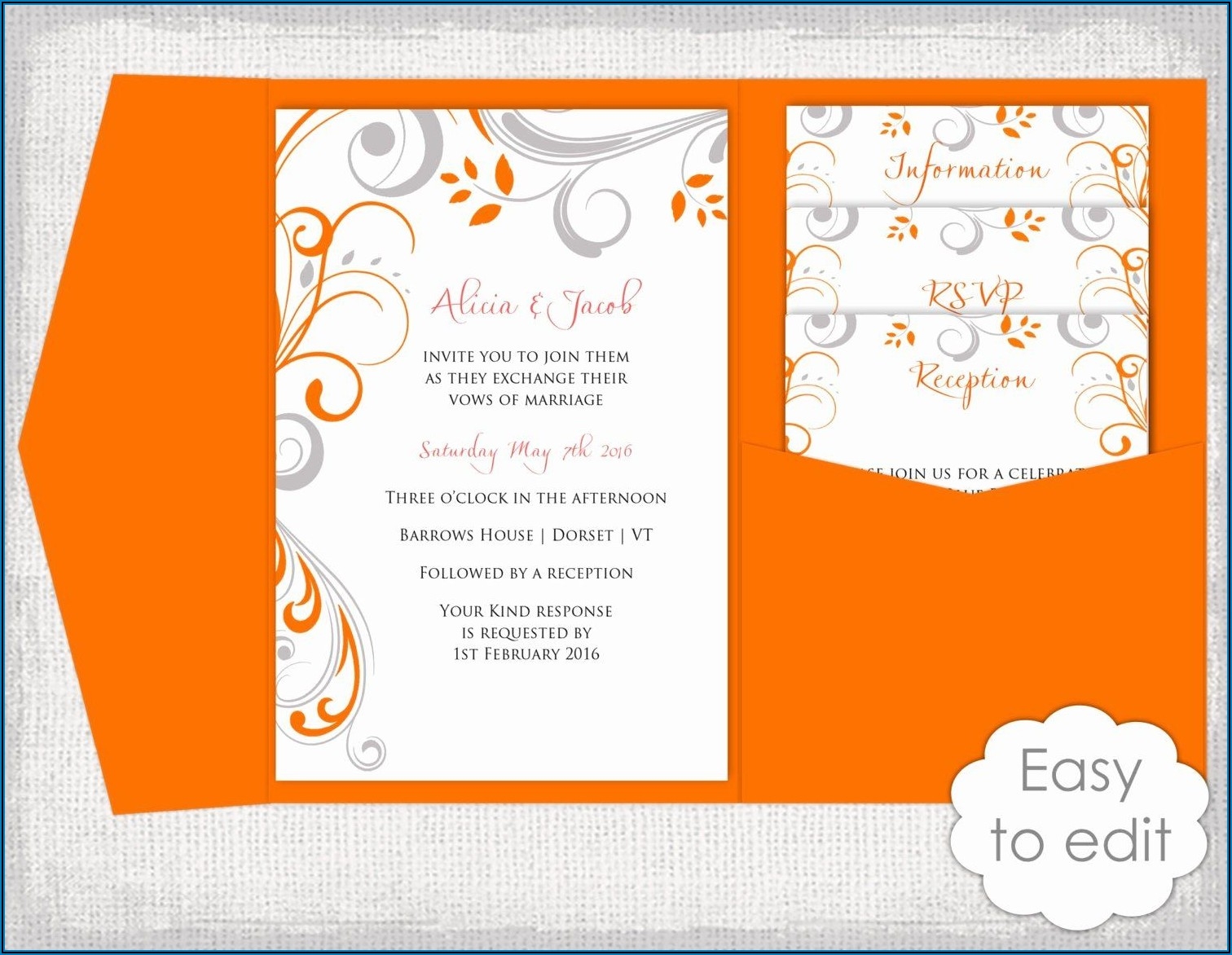 Folded Invitation Template Word Template 2 Resume Examples 4x2vMovaV5