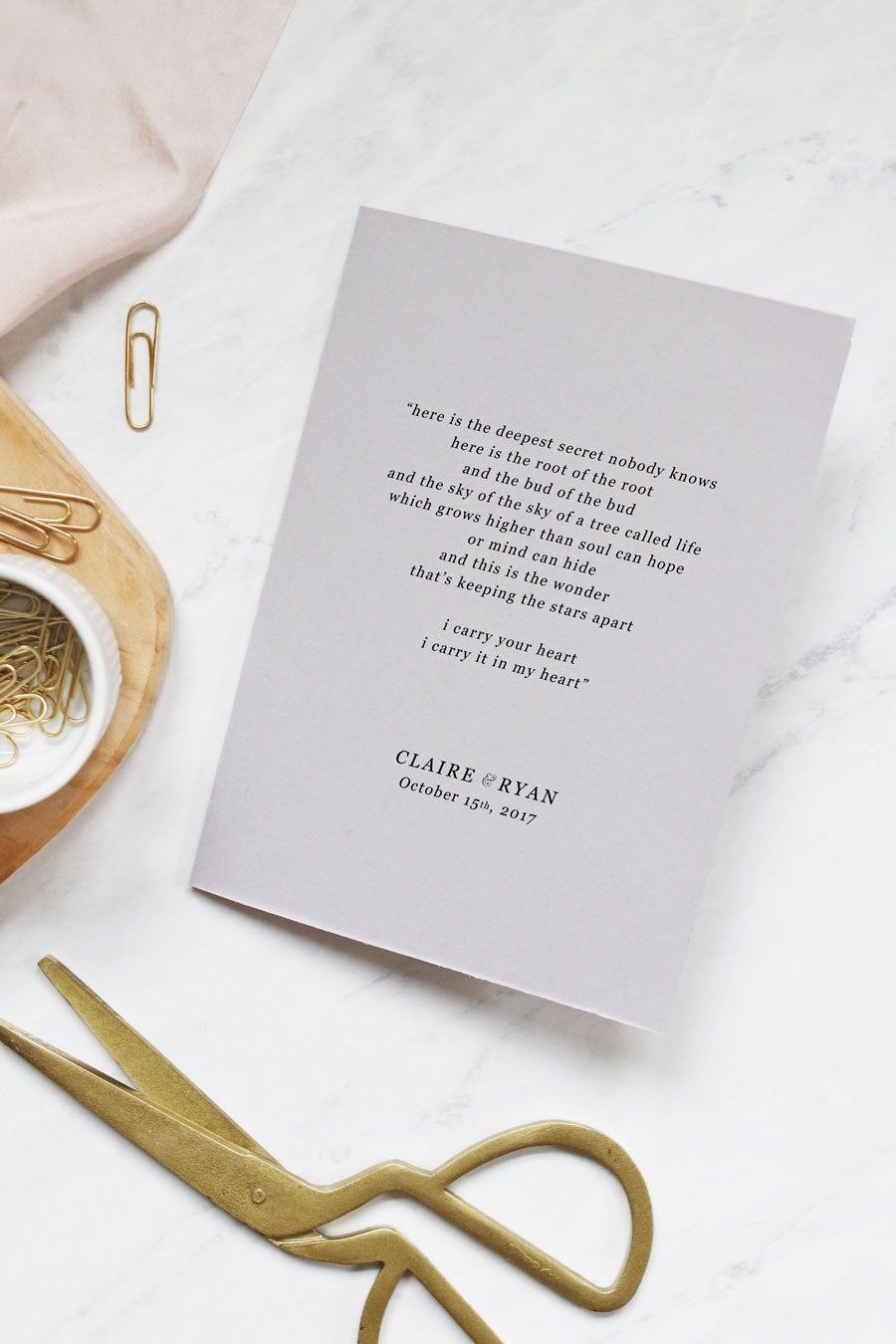 Folded Wedding Invitations Pipkin Paper Company