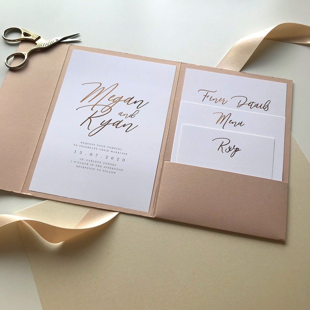 Folding Invitation Card Template