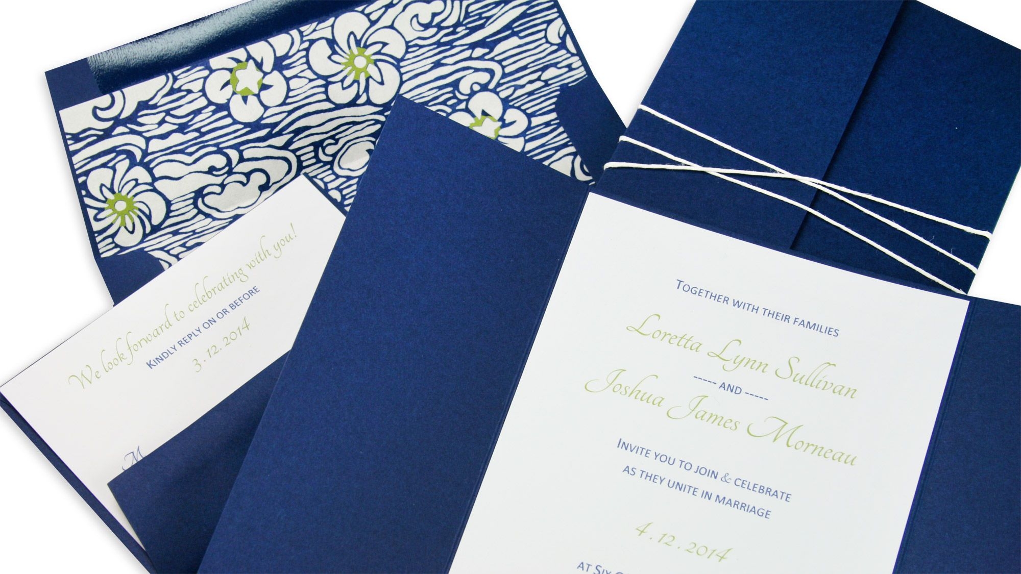 Folding Invitation Card Template