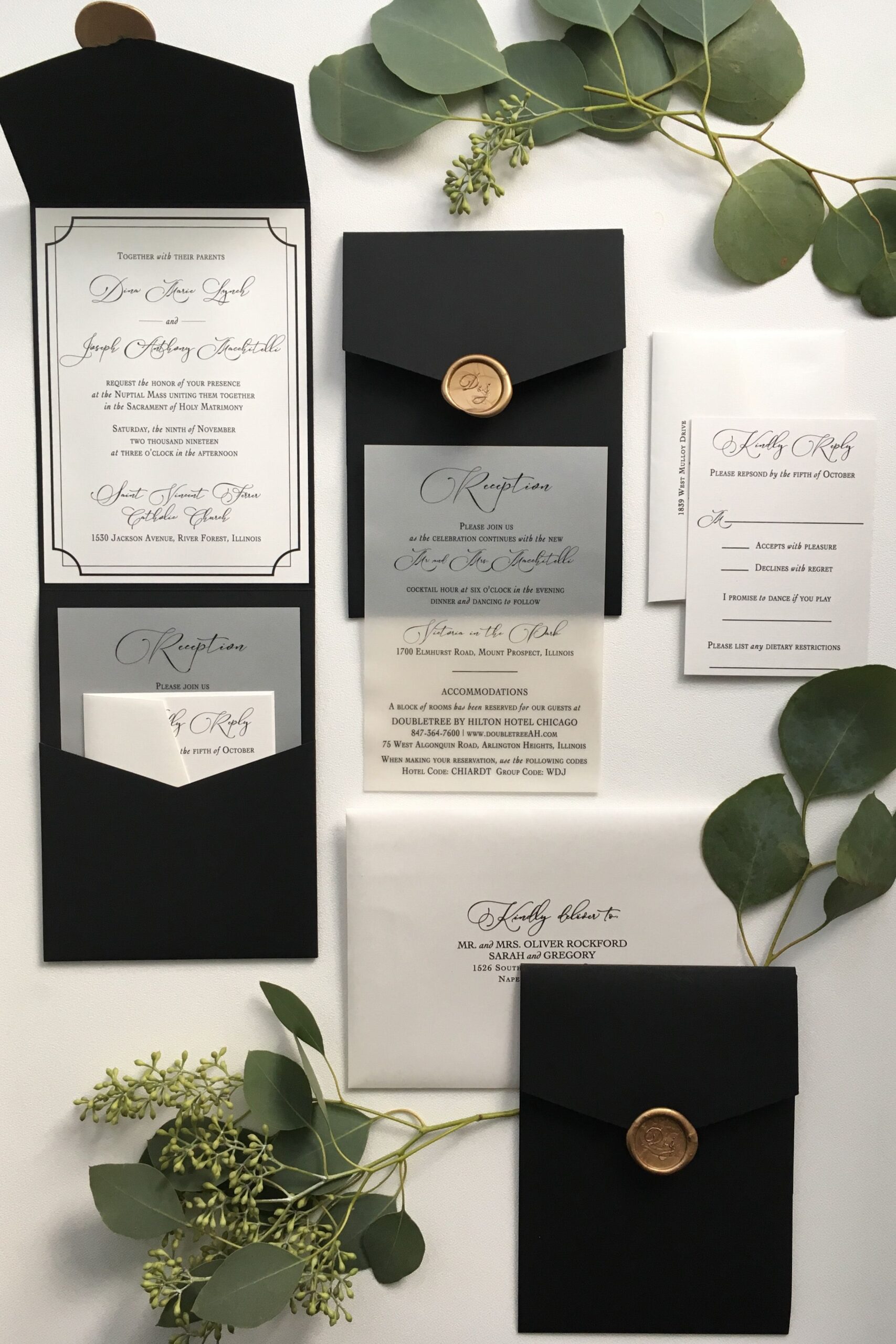 Folding Invitation Template