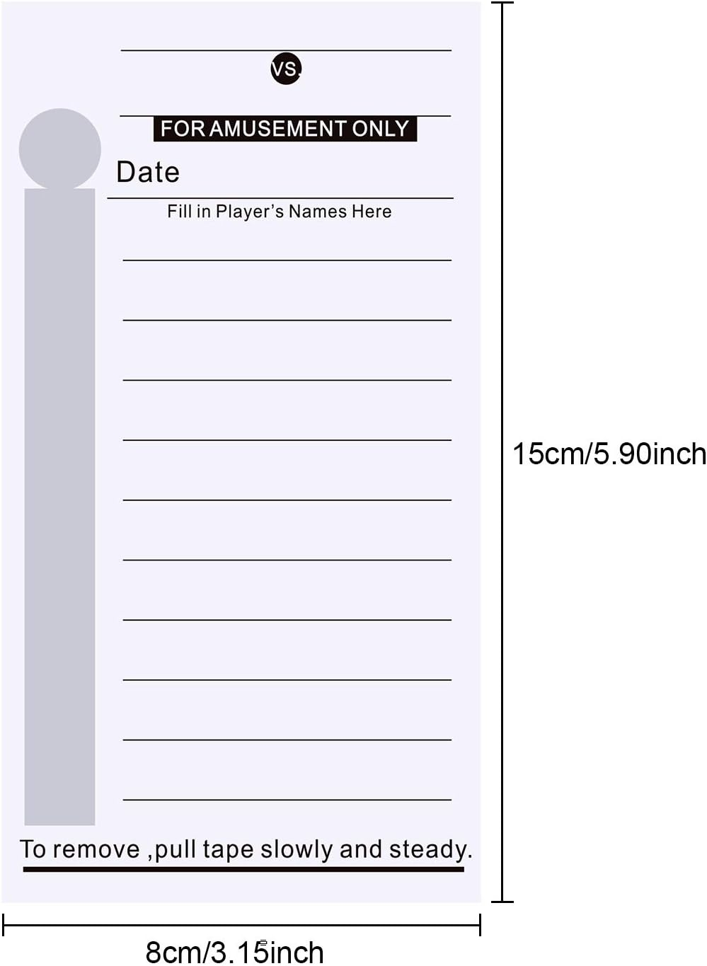 Football Strip Cards Printable