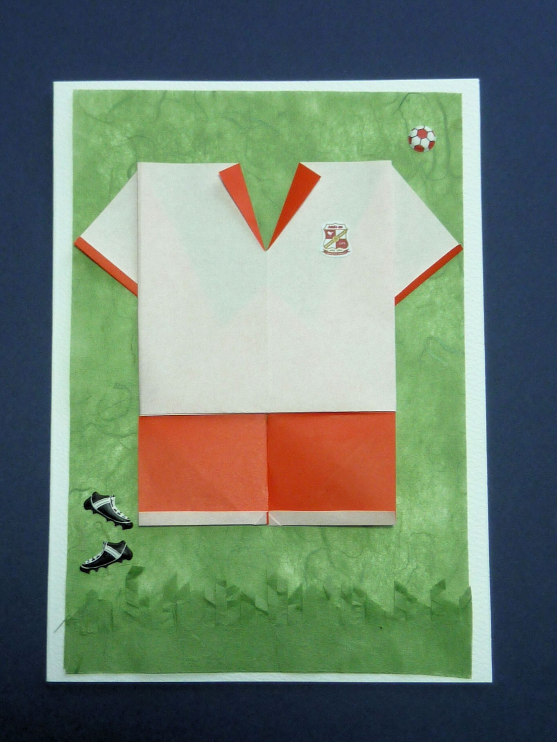 Football Strip Cards Printable