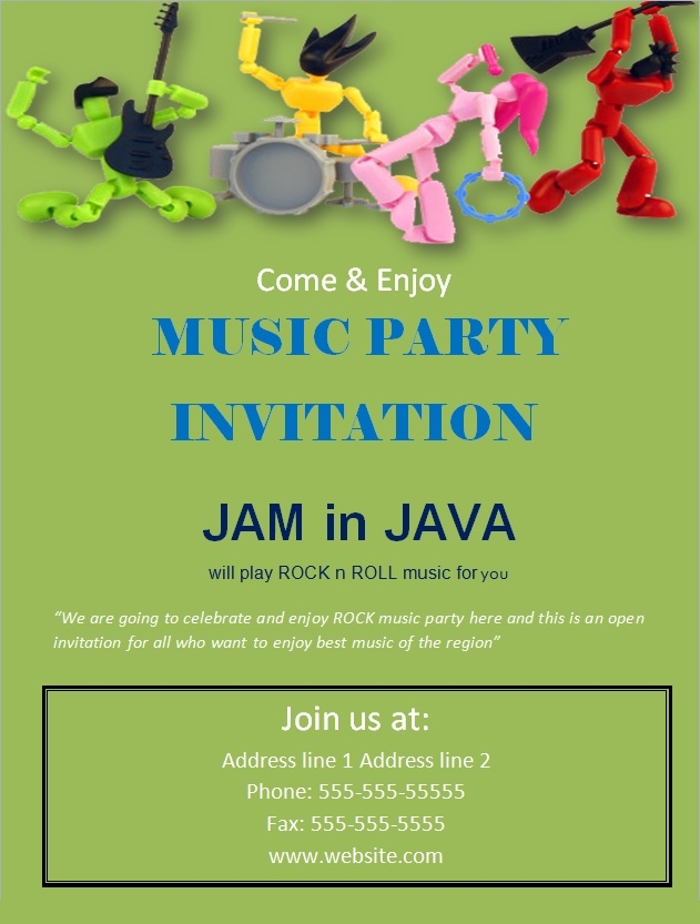 Formal Invitation Template Free Word Excel Templates