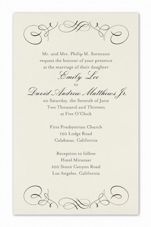 Formal Wedding Invitation Wording Fotolip