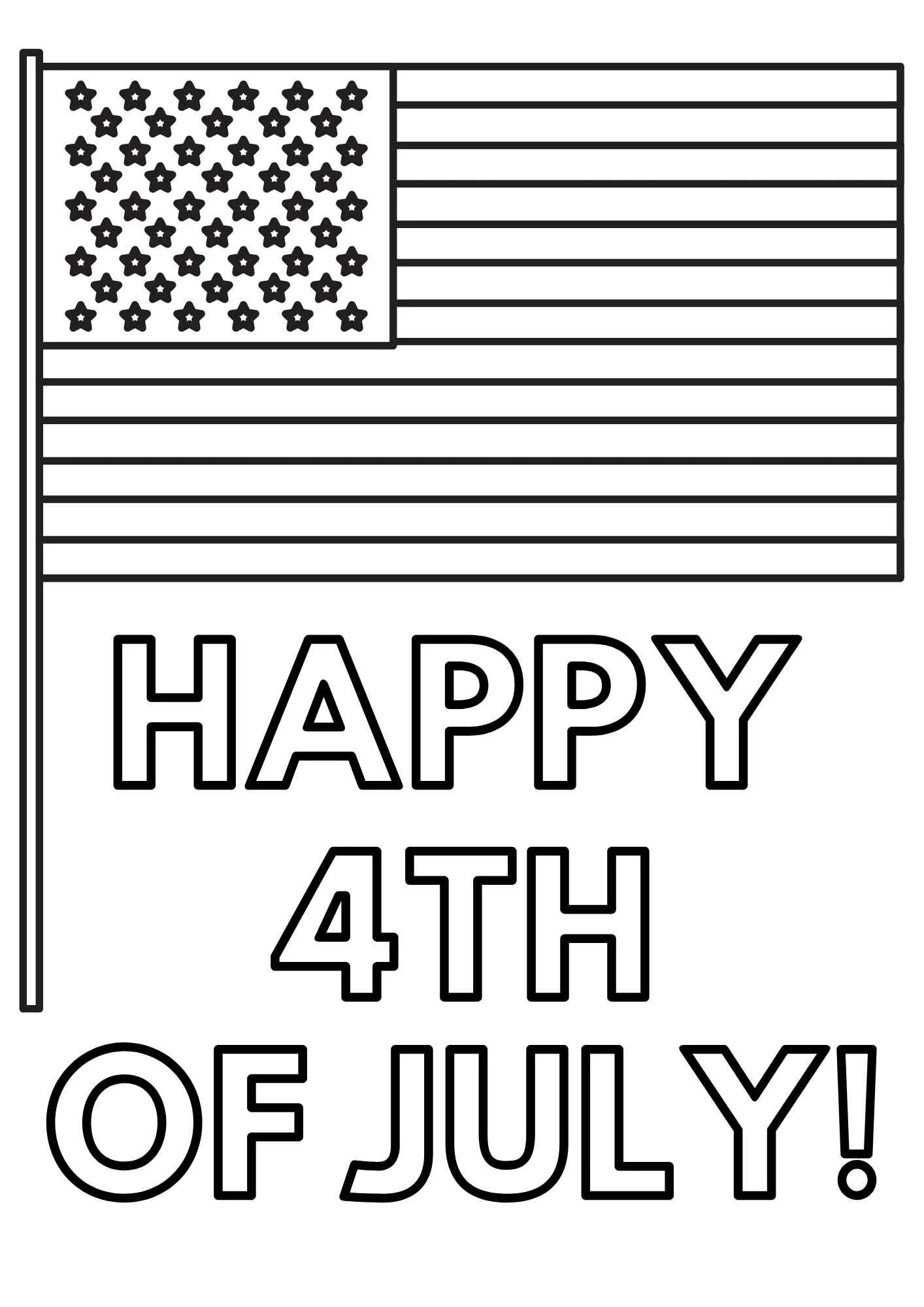 4th Of July Coloring Pages Printable