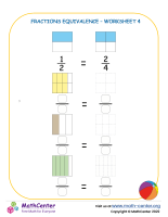 Fraction Equivalence with Diagrams Worksheet 1 Worksheets Math 