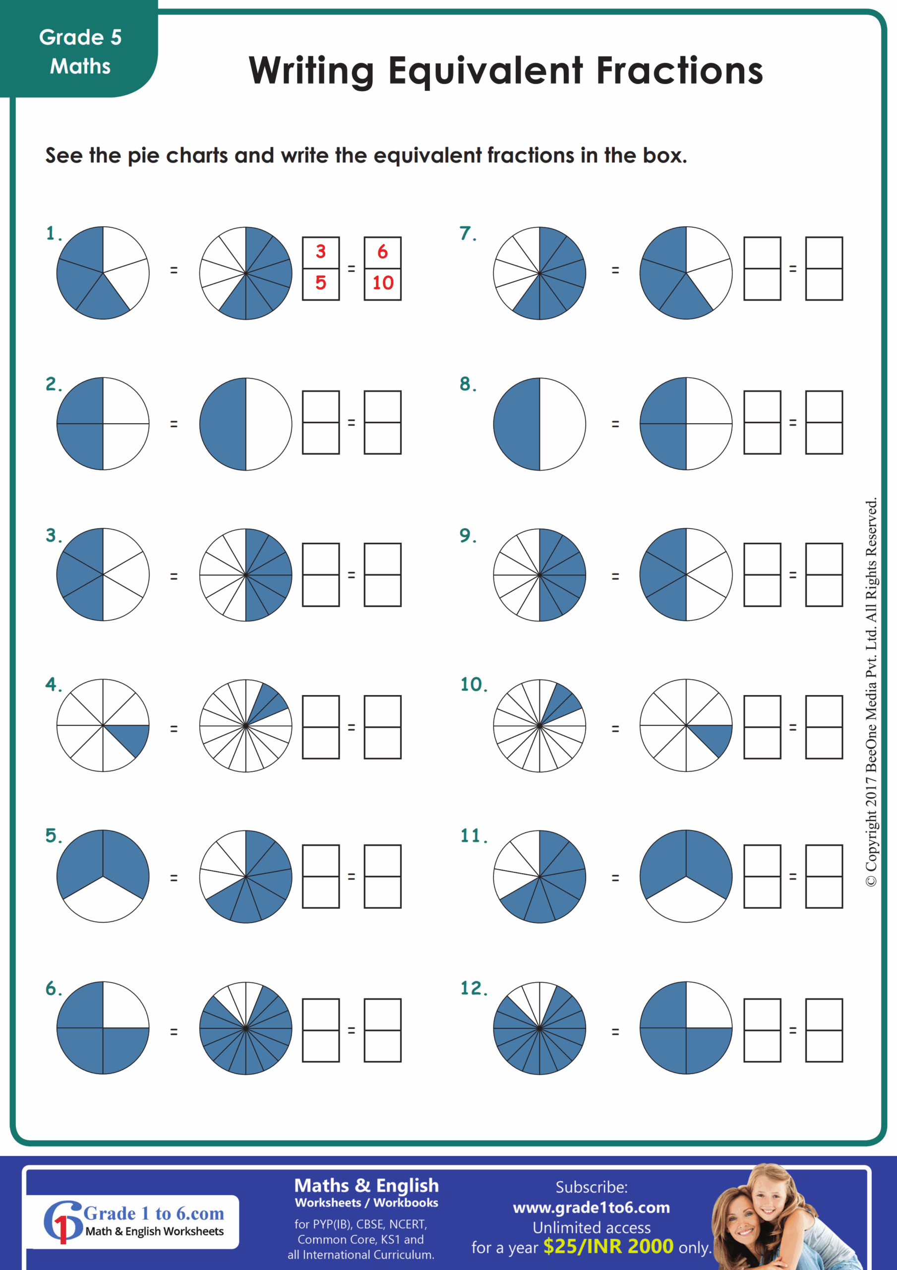 Fractions Homeschool Books Math Workbooks And Free Printable