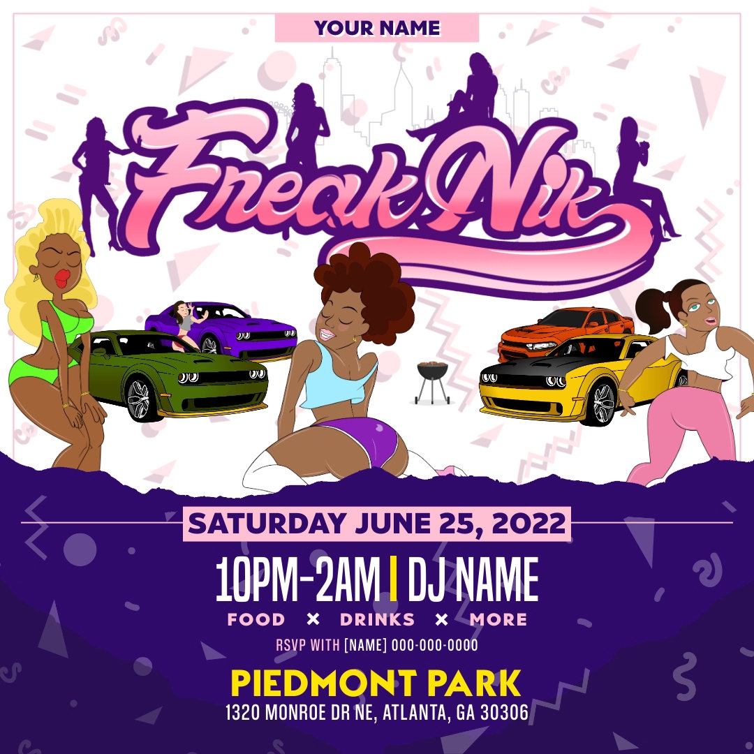 Freaknik Invitation Template Free