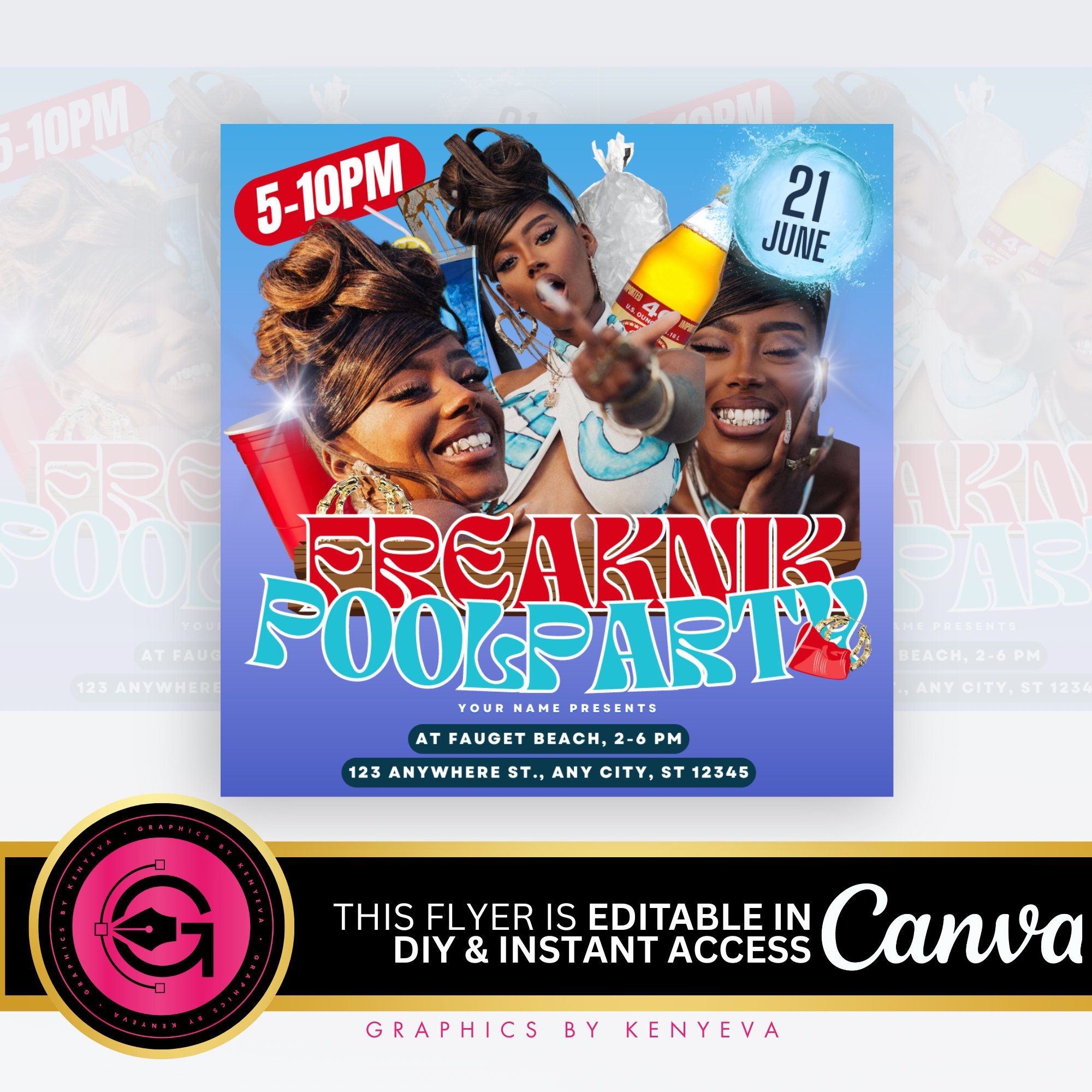 Freaknik Invitation Template Free