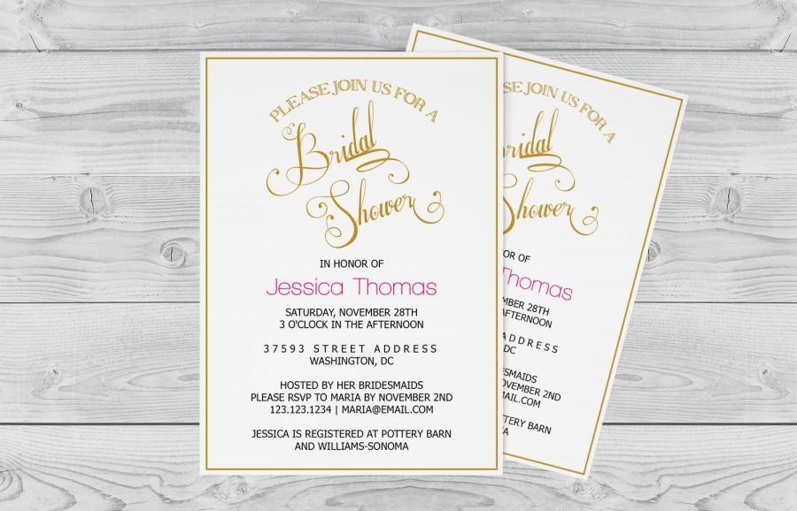 Free 5X7 Invitation Template