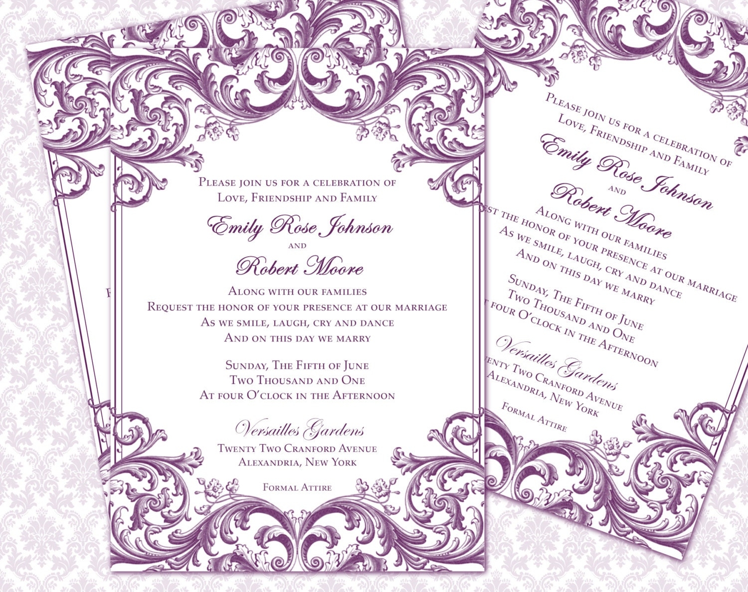 Free 5X7 Invitation Template