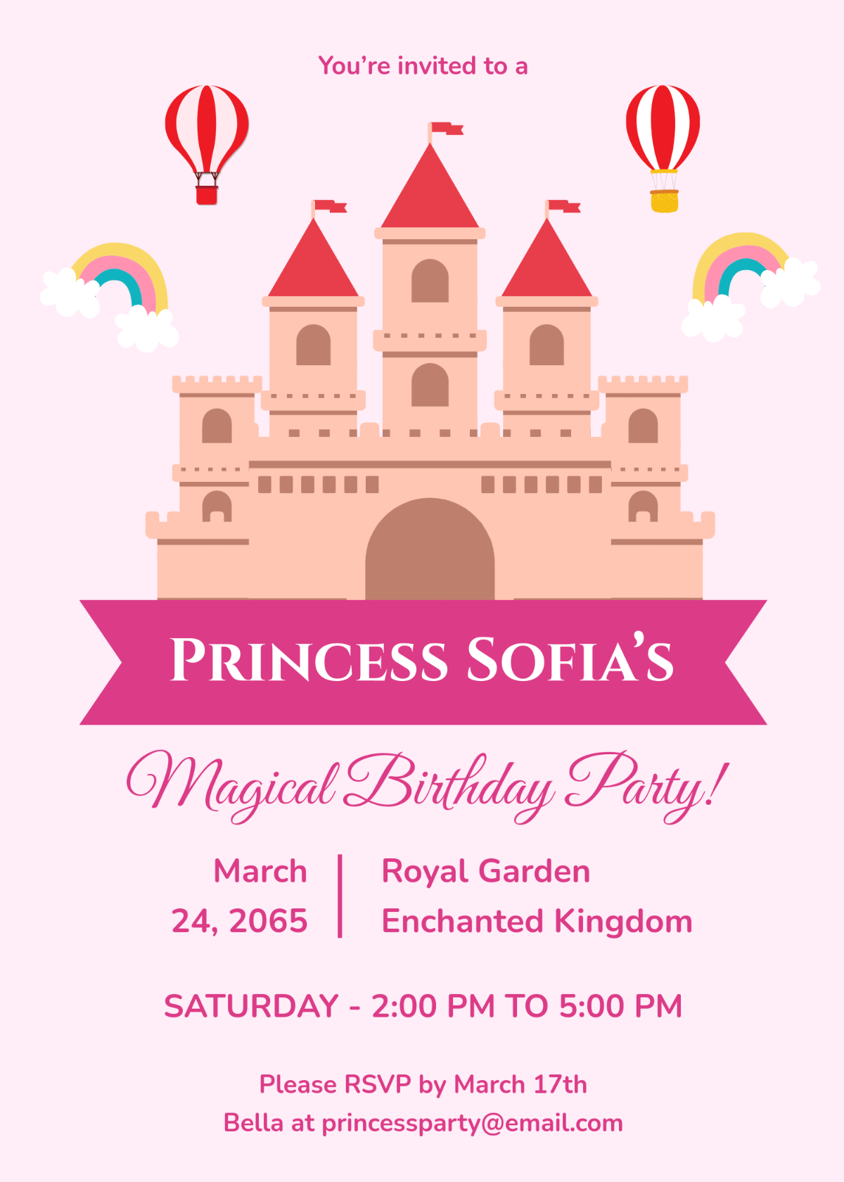 Free 75th Birthday Invitation Template To Edit Online