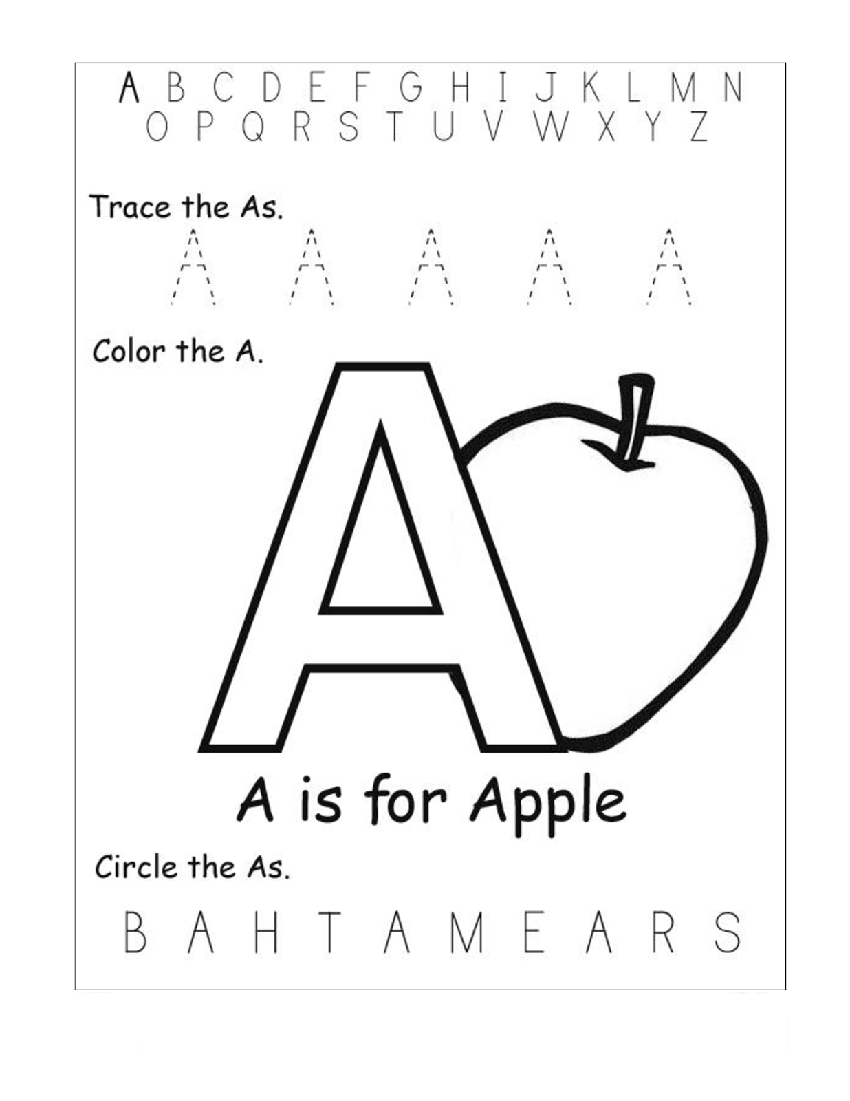 Free ABC Printables For Pre K Tracing Worksheets