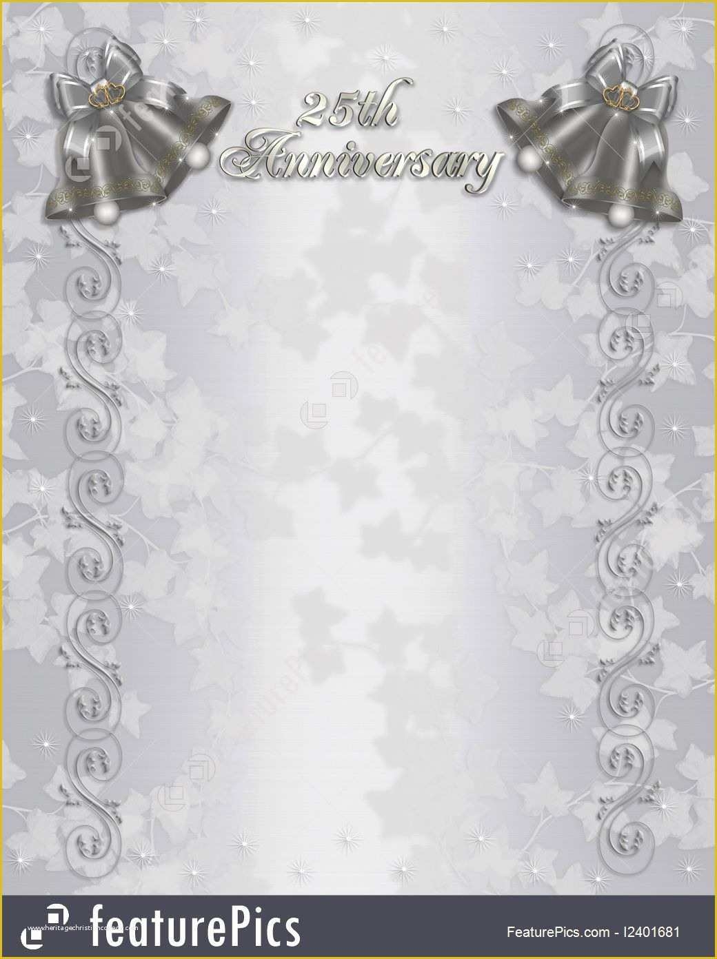 Free Anniversary Invitation Templates Of Free 25th Wedding Anniversary 
