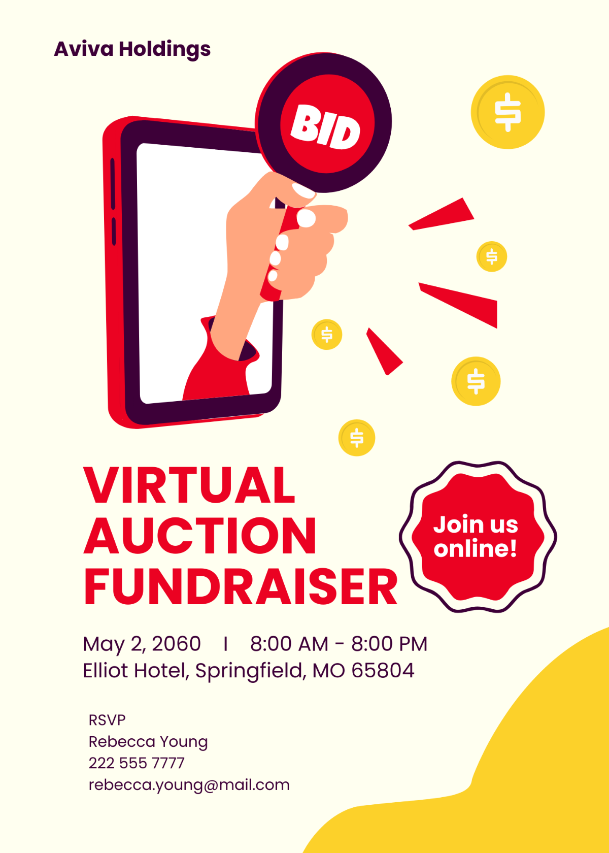 free fundraiser invitation template