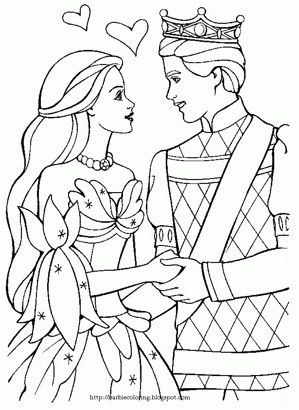 Barbie Coloring Book Pages