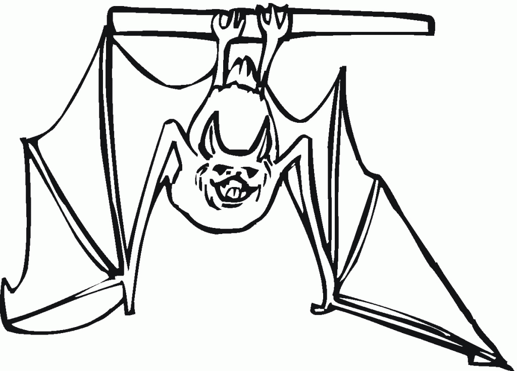 Free Bat Coloring Pages Coloring Home