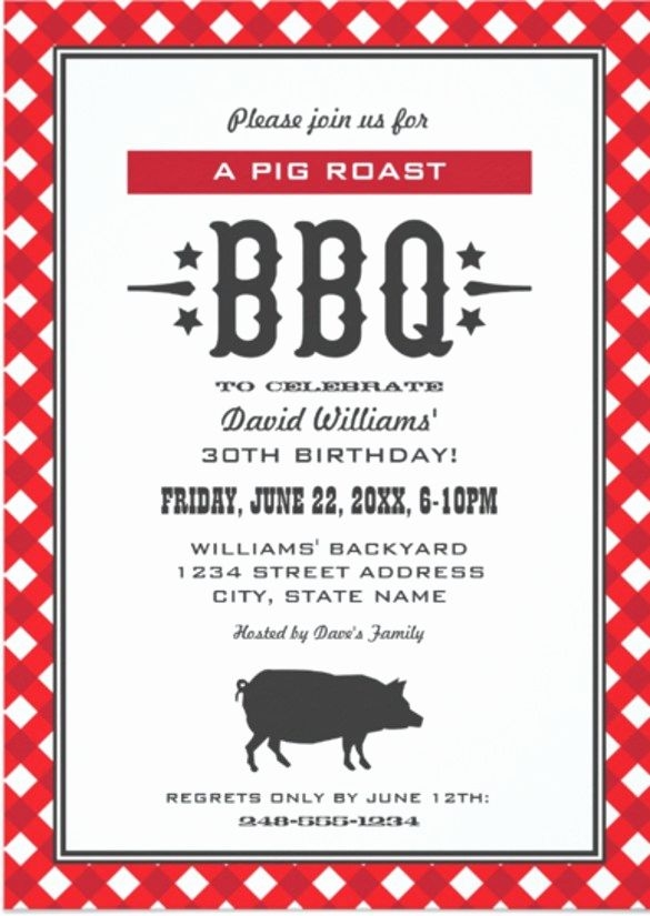 free bbq invitation template word