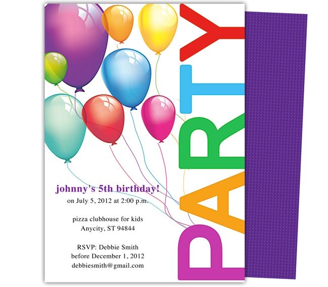 Free Birthday Party Invitation Templates Word Web How To Make Custom 