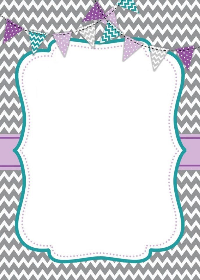 Free Blank Birthday Invitation Templates Hair Humanmsa