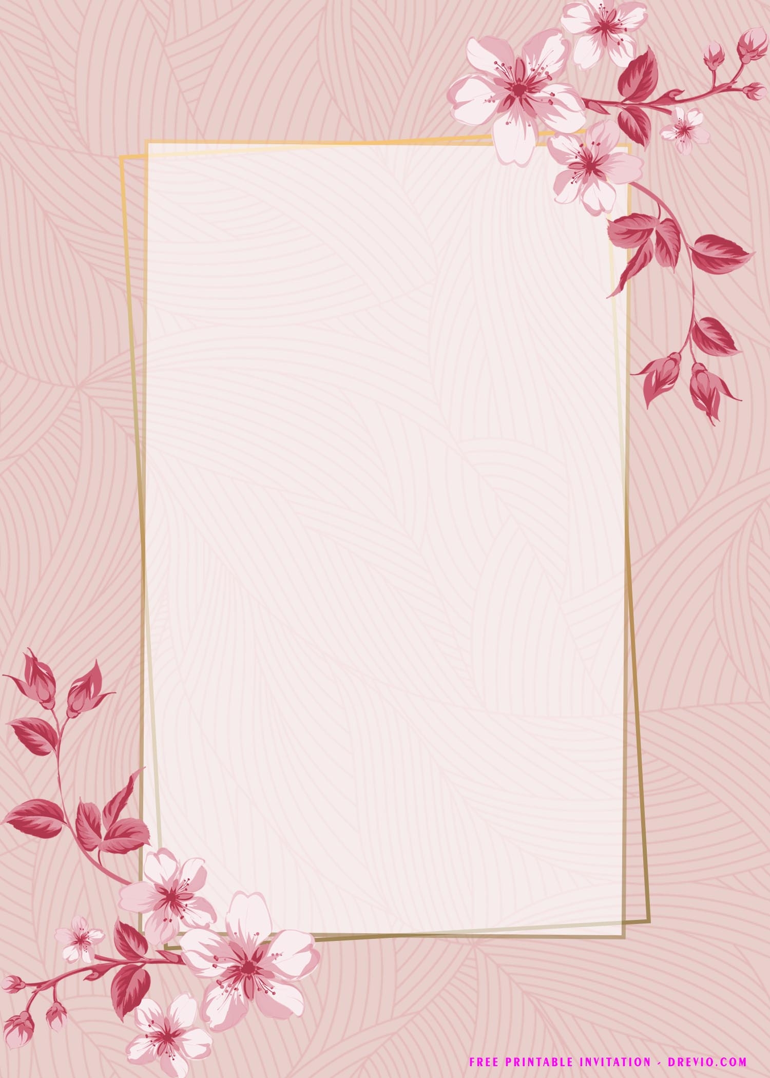 free blank invitation templates for microsoft word