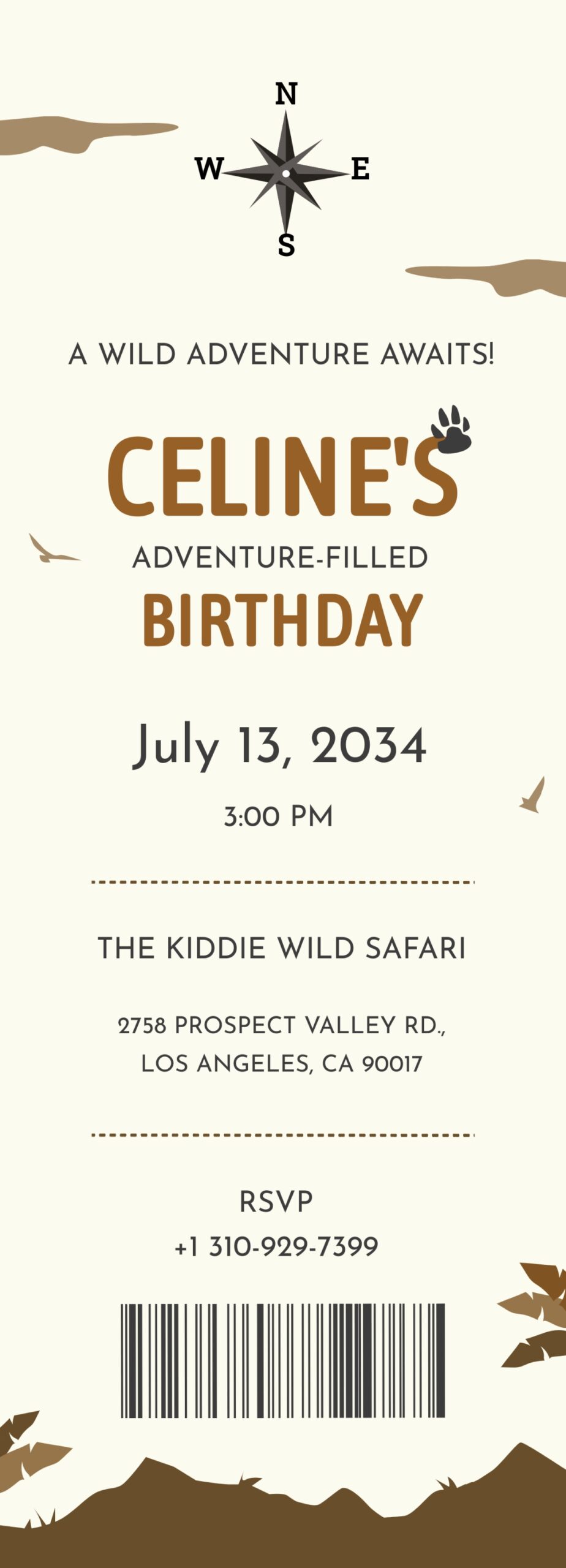 free editable boarding pass invitation template