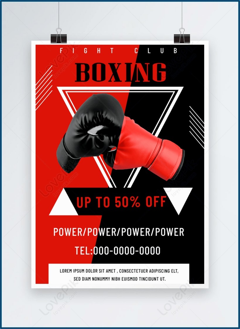 Free Boxing Invitations Templates Template 2 Resume Examples 