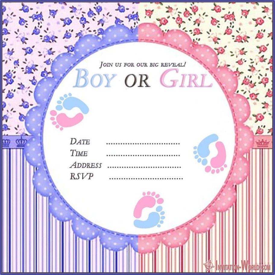 Free Bumble Bee Gender Reveal Invitation Template Template 2 Resume 