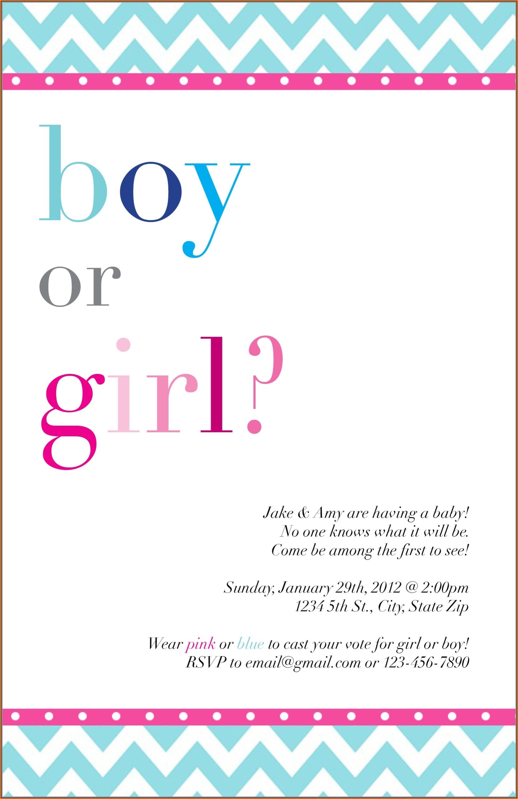 Free Bumble Bee Gender Reveal Invitation Template Template 2 Resume 