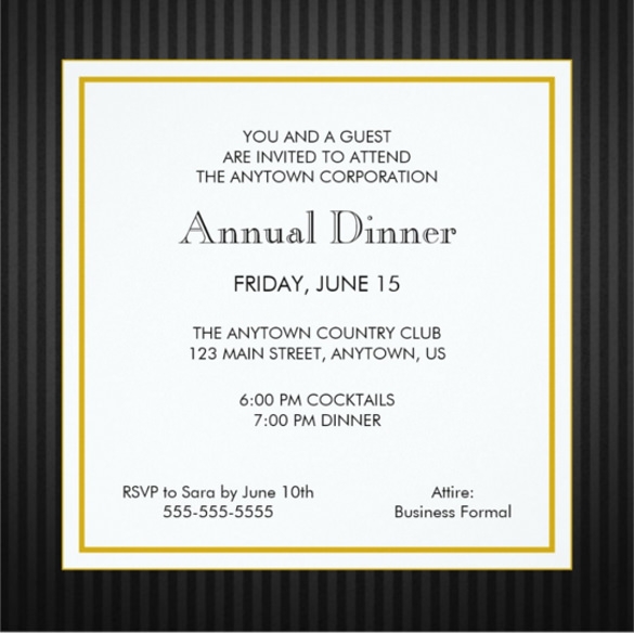 free business invitation templates
